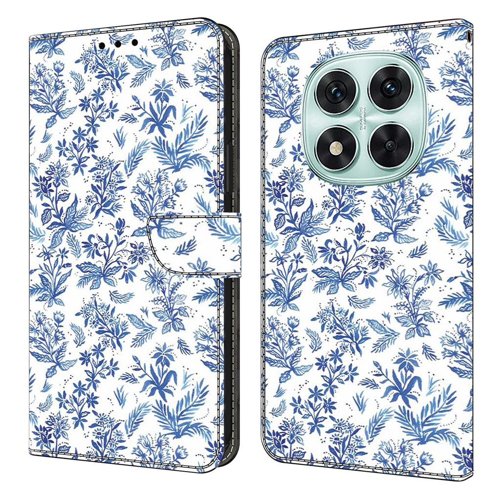 Pro Xiaomi Redmi Note 14 Pro 4G Peněženkové pouzdro Vzorový potisk PU kůže Vyklápěcí Stojánek Kryt na telefon