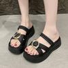 [Ushilai] Platform Roman Sandals, New Fairy Style with Skirt Women 2025 New Summer Fashion Versatile