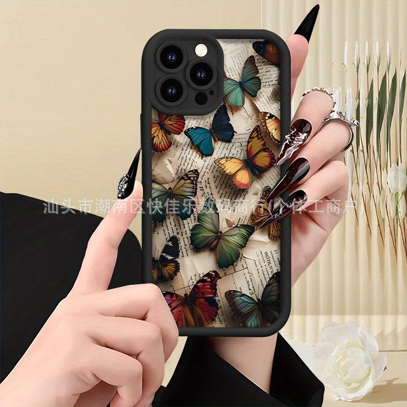 Light Luxury Takahu Retro Butterfly iPhone11/12/13/14/15/16/17 PROMAX Apple Xr Mobile Phone Case