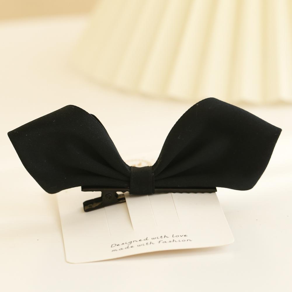 Korean Style 3D Bunny Ear Hair Clip for Baby Girls - Red Princess Bow Accessory