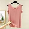 Women's Summer Lace Trim V-Neck Ribbed Tank Top - Ice Silk Sleeveless Base Layer, Plus Size