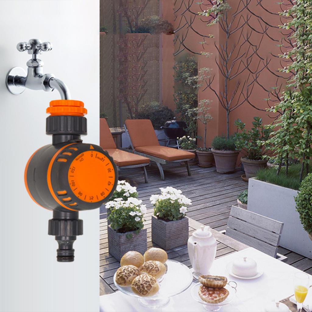 Irrigation Timer Garden Tap Connector Automatic Manual Controller Easy Assembly PP Material Suitable