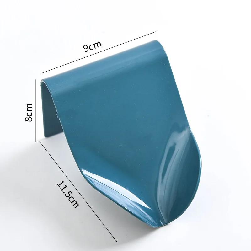 

Настенная мыльница, сливной контейнер для мыла, пластиковый самоклеящийся контейнер для декоративного дренажа Leafology, аксессуары для ванной комнаты