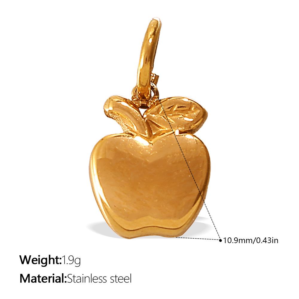 European and American creative gold mini DIY butterfly love pendant collection stainless steel plated 18K gold compact accessories