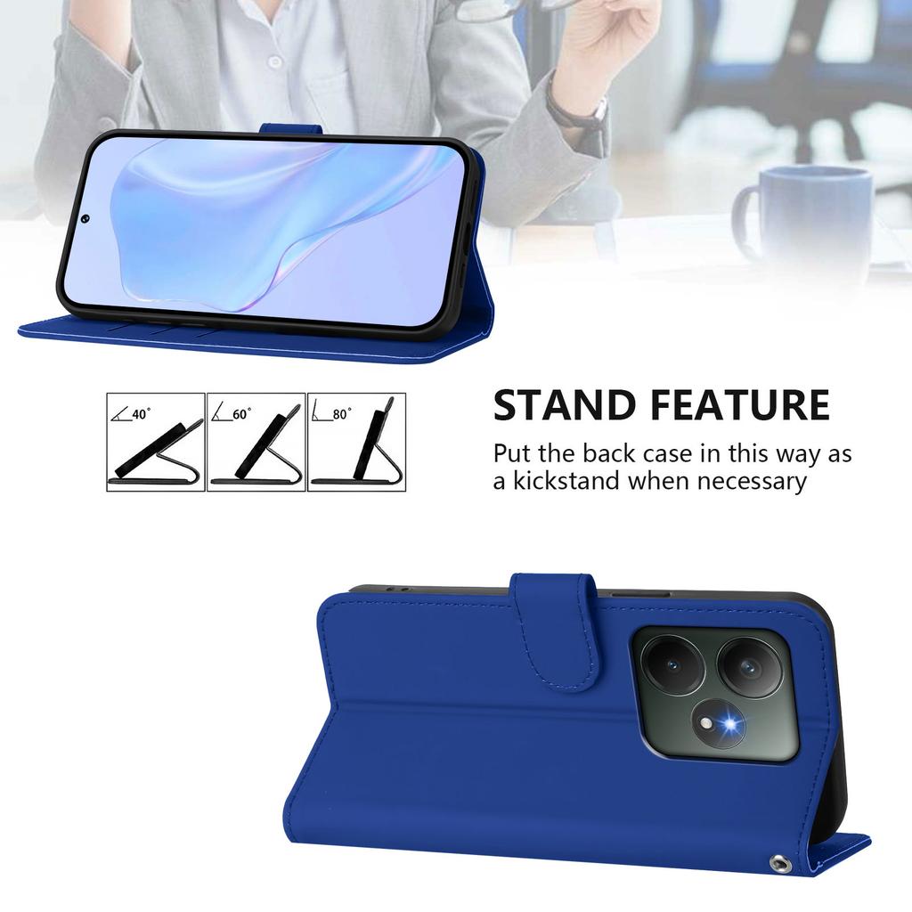 Shockproof Leather Case for Realme GT7 Pro GT 6 6T Neo 2 3 5 6 SE Protective Flip Wallet Cover Magnetic Card Holder Coque