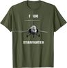 US Air Force F-104 "Starfighter" Fighter Aircraft Oversized T-shirt Premium Cotton Tshirt O-NeckunisexClothing Unisex Tops Tees