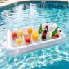 Multi-functional Inflatable Serving Bar PVC Pool Float Tray Inflatable Floating Tray Camping