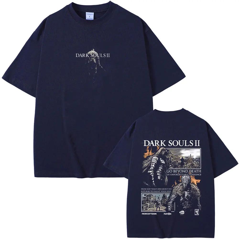 

Game Dark Souls Merch T Shirts Unisex Women Vintage Gothic Rock Streetwear Unisex Fashion Punk Oversized Tshirt Unisex Cotton Tees 4XL