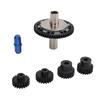57T 0.8mod Slipper Gear Set Hardened Steel 20T 21T RC Motor Gear with Output Shaft for ARRMA 110