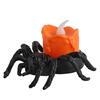 Flameless LED Candle Lights Halloween Spider Tea Light Decoration Battery Operated 3D Electric Flickering Fake Candle for Home Decor