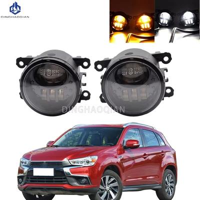 1Pair Car Front Foglight Fog Lamp Daytime Running Lights For Mitsubishi ASX RVR Outlander Sport 2016-2018 LED Fog Lights H11 12V