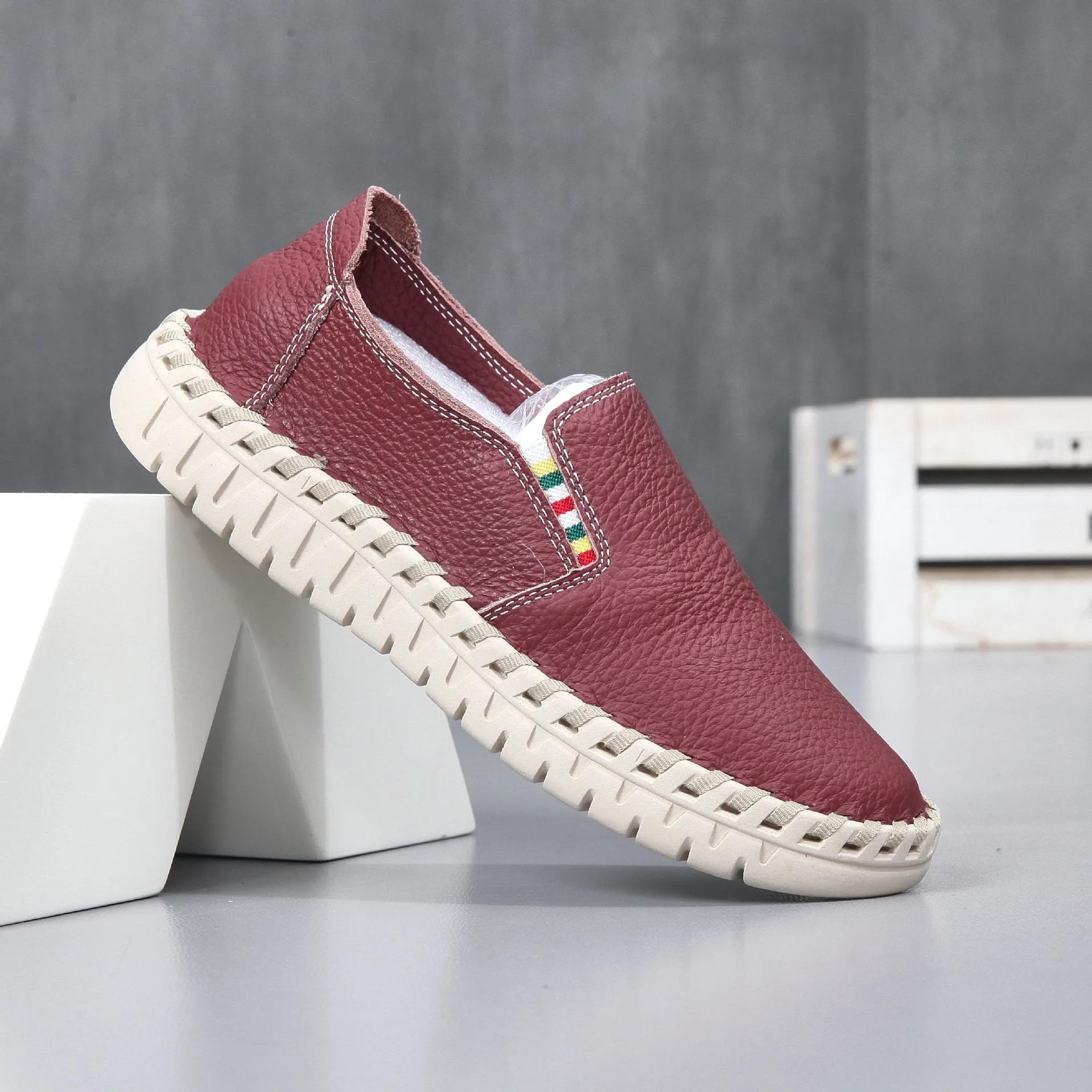 Модные женские туфли из коровьей кожи — фото 8