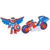 Figurine Captain America : Sam Wilson 7.5 Cm and Super Moto Vehicle, Superhero Toys, from 3 Years, Iron Man and His Friends Extra