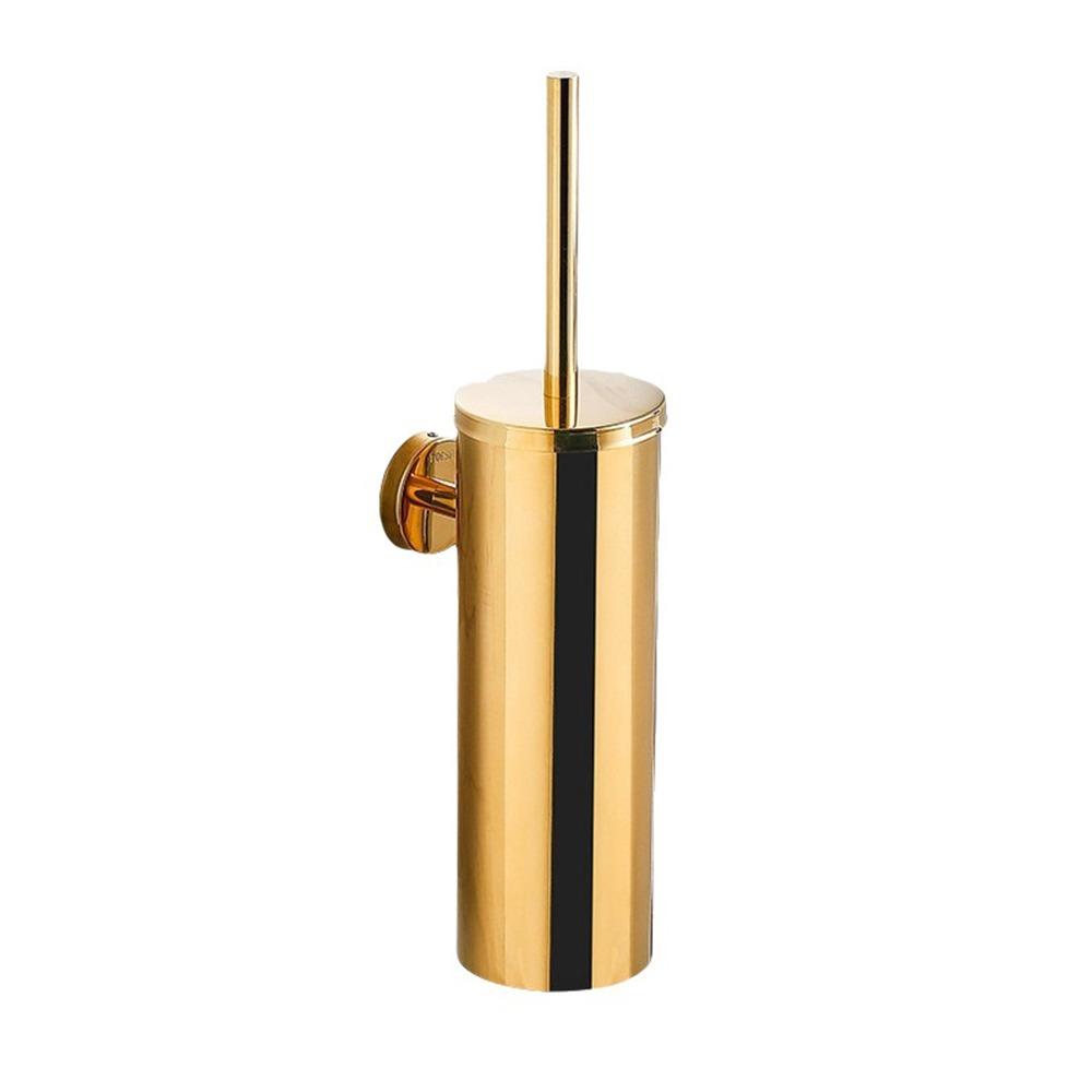 Wall Mounted Toilet Cleaning Brush Stainless Steel Bathroom Cleaning Tool Bathroom
