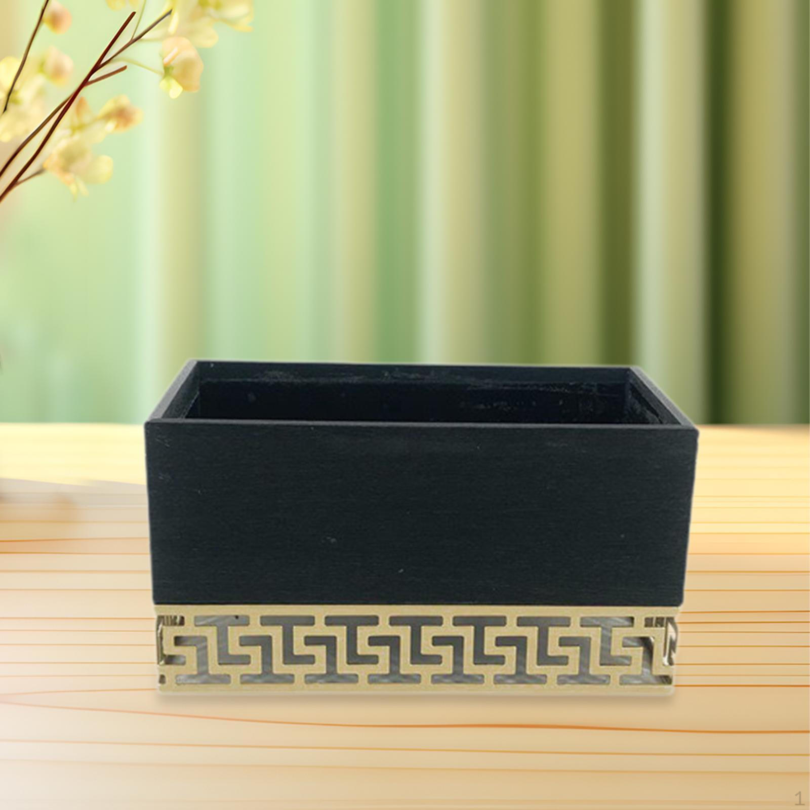 

Цветочная коробка для композиций, центральных элементов, домашнего декора, флористические принадлежности, выпускной 22cmx13.5cm чёрный