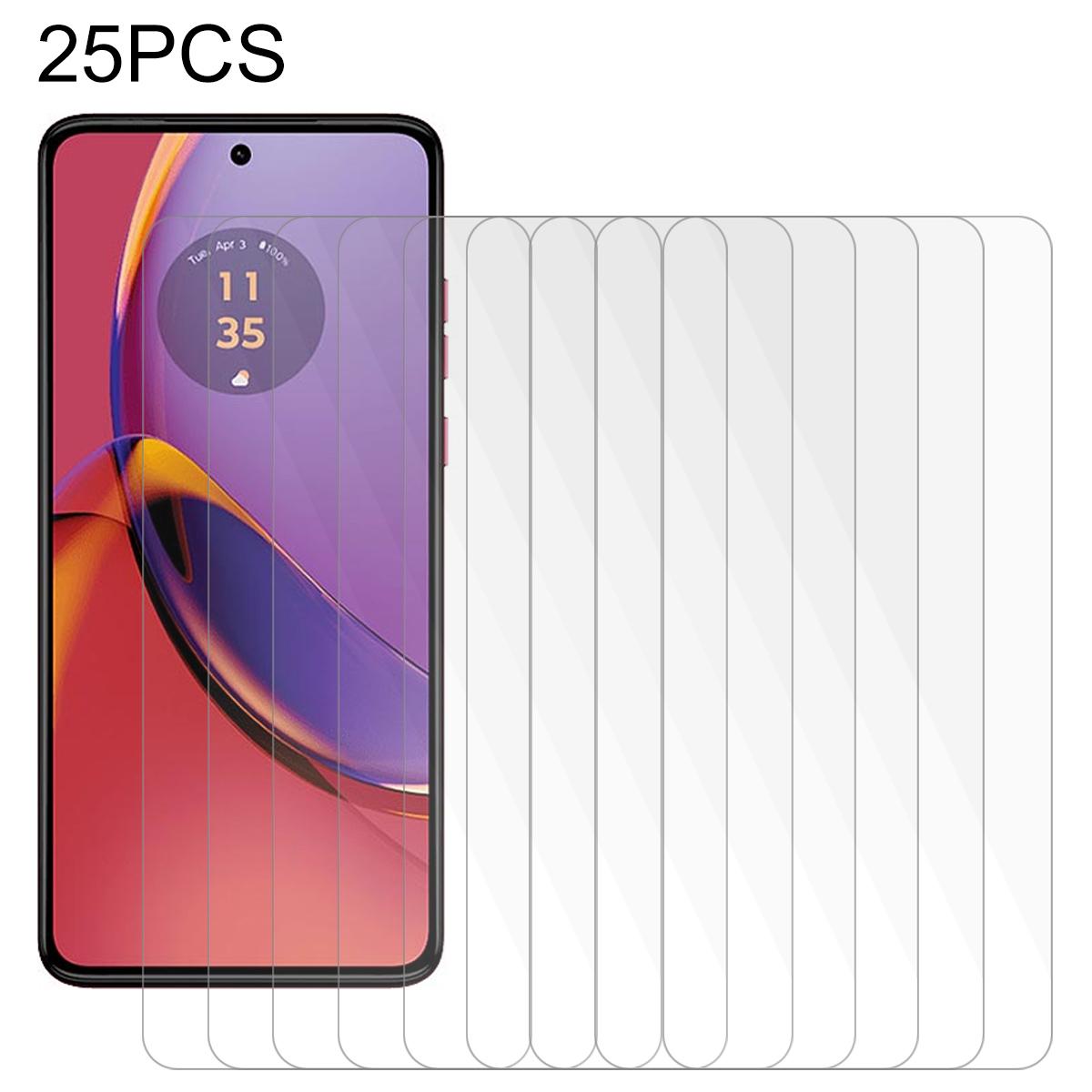 

Оптова закупівля 25 шт. Загартована скляна плівка для Motorola Moto G84 5G, Прозора захисна плівка для екрана телефону проти подряпин Type A