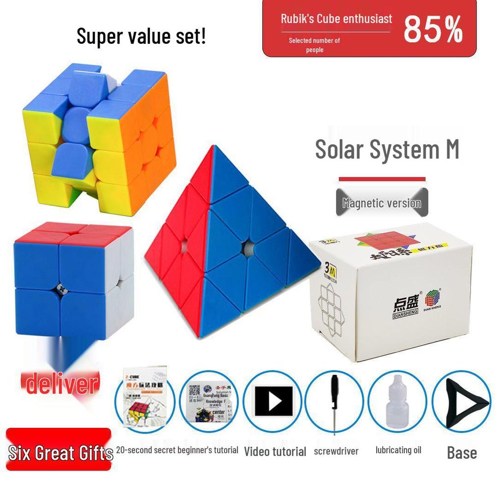 Shengshou 3x3 Magnetic Speed Cube for Competition and Beginner Students