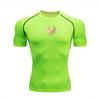 Moisture-Wicking Short-Sleeved Tight-Fitting Sports Top Casual Versatile Breathable Quick-Drying Lightweight for Running and Cycling Fashion