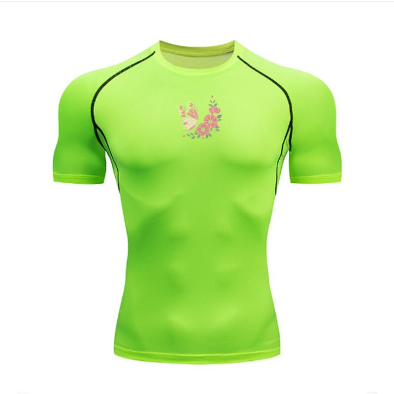Moisture-Wicking Short-Sleeved Tight-Fitting Sports Top Casual Versatile Breathable Quick-Drying Lightweight for Running and Cycling Fashion