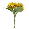 7-Head Sunflower Simulation Flower, Fake Flower Arrangement, Sunflower Bouquet, Living Room Home Decoration, Plastic Floral Ornament