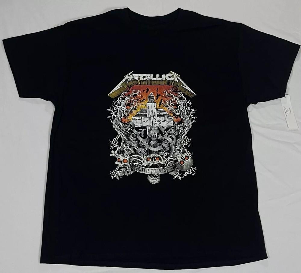 Metallica T-Shirt 1986 Master Of Puppets Album Tee (Size Large) New With Tags Unisex T-Shirt XL