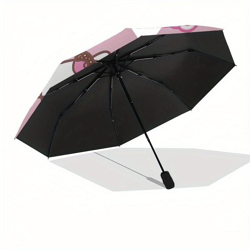 1pc Hello Kitty Romance Umbrella with Plastic Handle,Suitable for All Seasons Home Travel Outdoor UmbrellaSanlio435