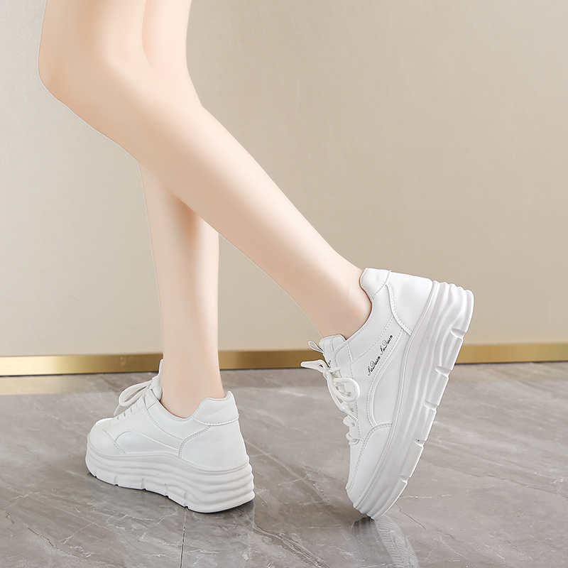 Fashion Key Height Thin Heel Women's Youth Sneakers Walking Lofers Women Shoes Women Luxury Designer Sport On Sale Low Cost