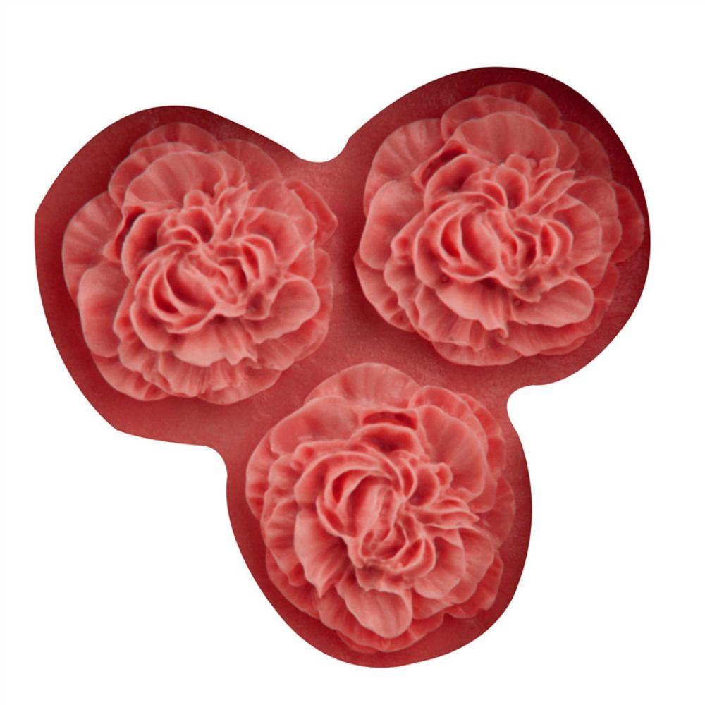 DIY 3D Rose Shape Mold Ice Cream Tools Fondant Mold Gift Chocolate Mould