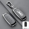 Zinc Alloy Leather Car Key Fob Case For Ford Territory Ev Jiangling Jiangling Domain Tiger 7 9 Key Fob Accessories