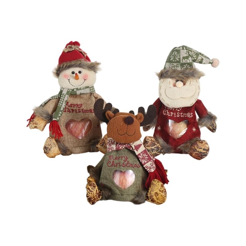 

JoyFes 2025 New Christmas Gift Bags Secure Closure Design, Christmas Doll Gift Bags, Can Hold 500g Fruits, Large Fabric Gifts Bags, Reusable Christmas 1