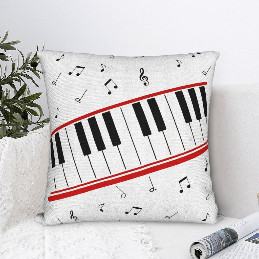 Beat It piano MJ king of pop Square Pillow Cases Cushion Cover Awesome Zippered Decor Pillowcase for Home 18"x18"