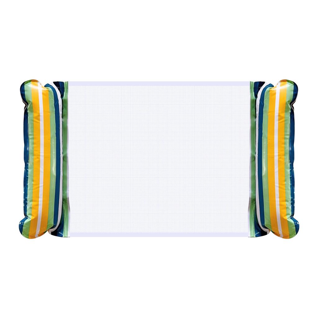 Foldable Dual-Use Inflatable Pool Hammock with Backrest & Net