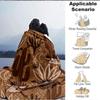1pc Desert Wildlife Print Blanket   Lightweight Flannel Throw Blanket For Sofa, Bed, Living Room, Office, Outdoor Travel, Camping