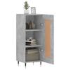 VidaXL Buffet Gris béton 34,5x34x90 cm Bois d'ingénierie 830424