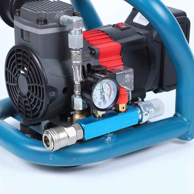 Portable Car Air Compressor with Lithium Battery and Wireless Charging