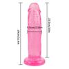 MoDi Dildo Realistic Fake Dick Penis Butt Plug Sex Toys for Woman Men