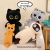 Cross-Border Big Eye Cat Long Pillow Plush Toy