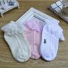 Girls' Lace Cotton Socks - Spring/Summer Ballet Mesh Princess Socks