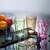 6Pcs Transparent Water Cups, Durable and Wear-Resistant with A Diamond Pattern, Suitable for Cocktails, Juices, Drinks, Beer