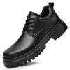 Fashion Derby Thick soled Men's Shoes Fashionable minimalist style Leisure Business Office Outdoor wedding party adult quality shoes