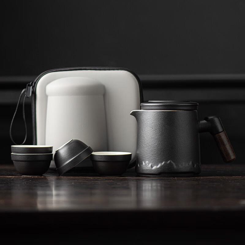 Chaxun Coarse Pottery Travel Tea Set
