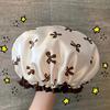 Waterproof Double-Layer Butterfly Bath Cap, Adjustable Elasticity, Suitable for Washing Face, Blow-Drying Hair, Makeup, Bathroom Dec