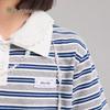 Gestreiftes Polo-T-Shirt mit kurzen Ärmeln für Mädchen