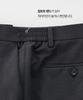 STCO Texture Polyester Soft Slacks_Charcoal Gray (Straight Fit)_Spaxb05Csc