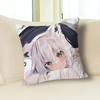 S-Shirakami Cute F-Fubuki Pillow Cases for Bedroom Living Room Sofa Home Decor Polyester Cushion Cover with Zipper