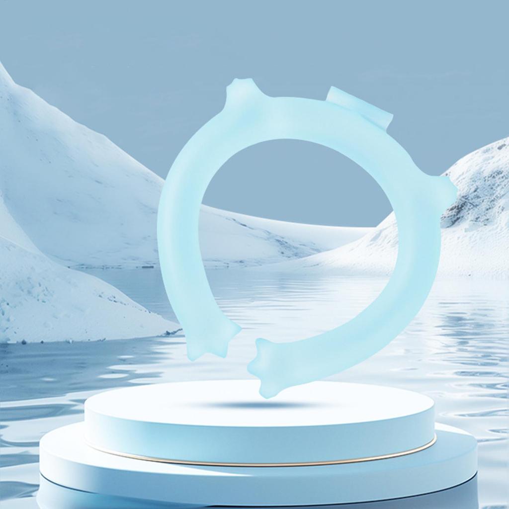 Cooling Neck Ring Reusable Neck Ring Cooler Cooling Wrap Heat Protection Ice Scarf For Summer Outdoor Sports Gym Camping