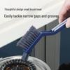 Multifunctional Stiff Bristle Bathroom and Floor Crevice Brush
