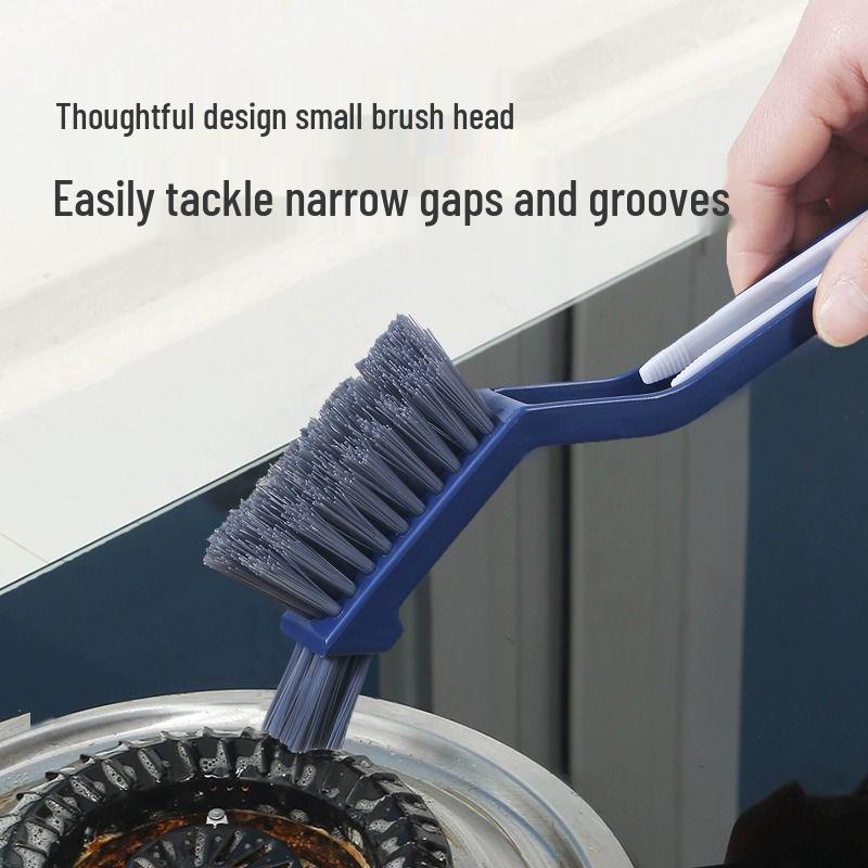 Multifunctional Stiff Bristle Bathroom and Floor Crevice Brush