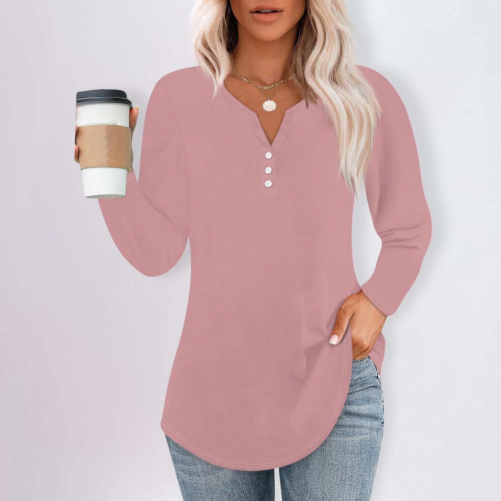 Женская футболка с пуговицами — фото 7