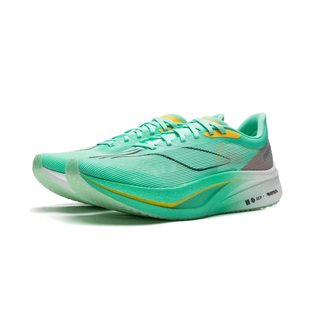 Li Ning Feidian 4 Challenger Running Shoes Men's Low Top Fluorescent Ice Cyan ARMW009-5